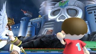 Super Smash Bros. Dr. Wily's Castle stage detailed