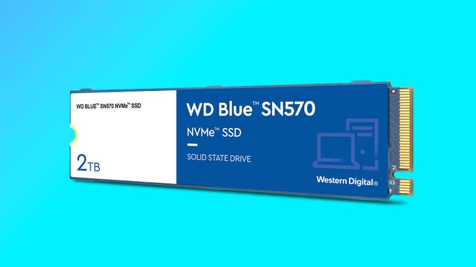 wd blue sn570 nvme ssd in an m.2 form factor