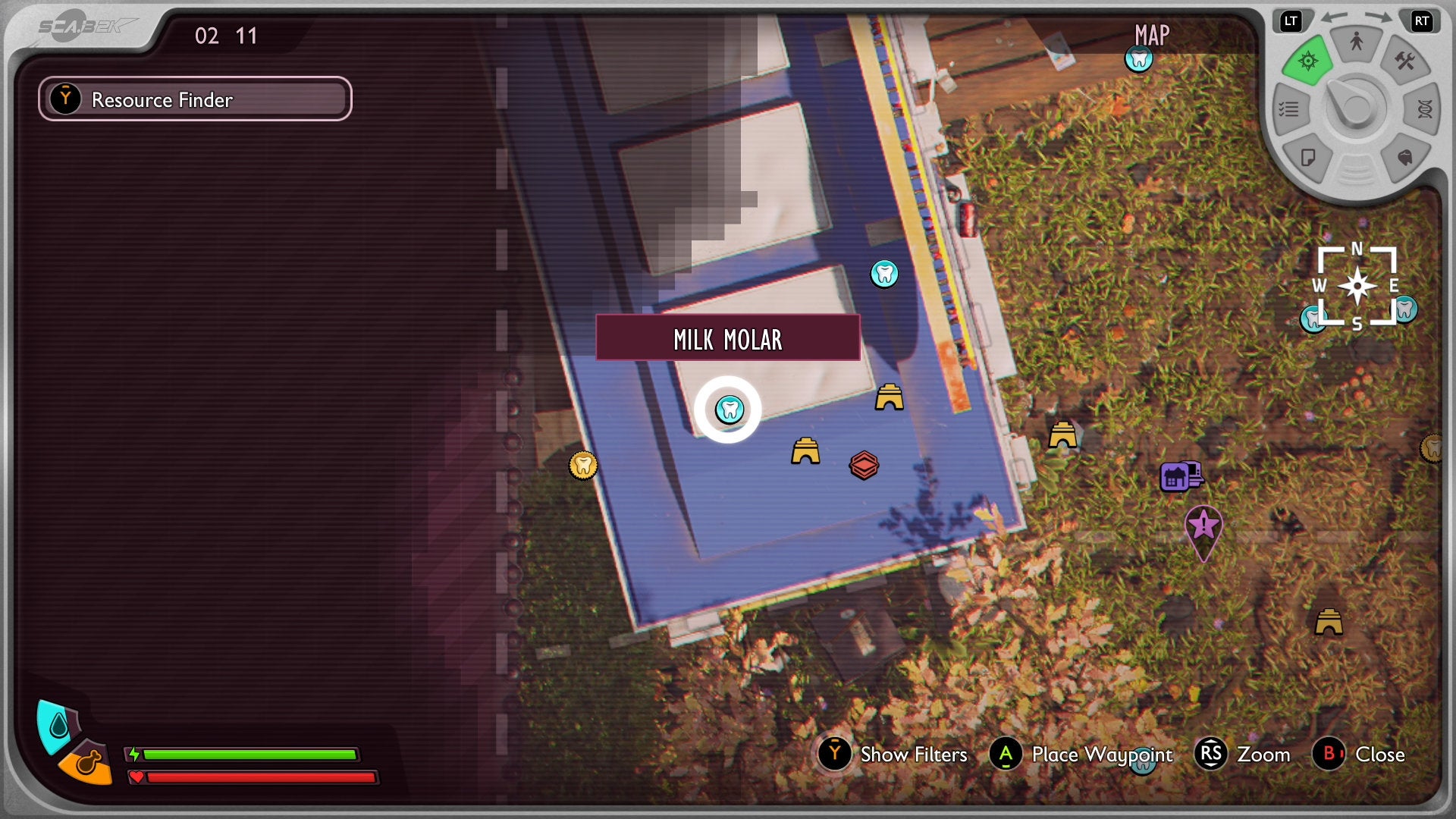 A map screenshot in Grounded 2 - 8