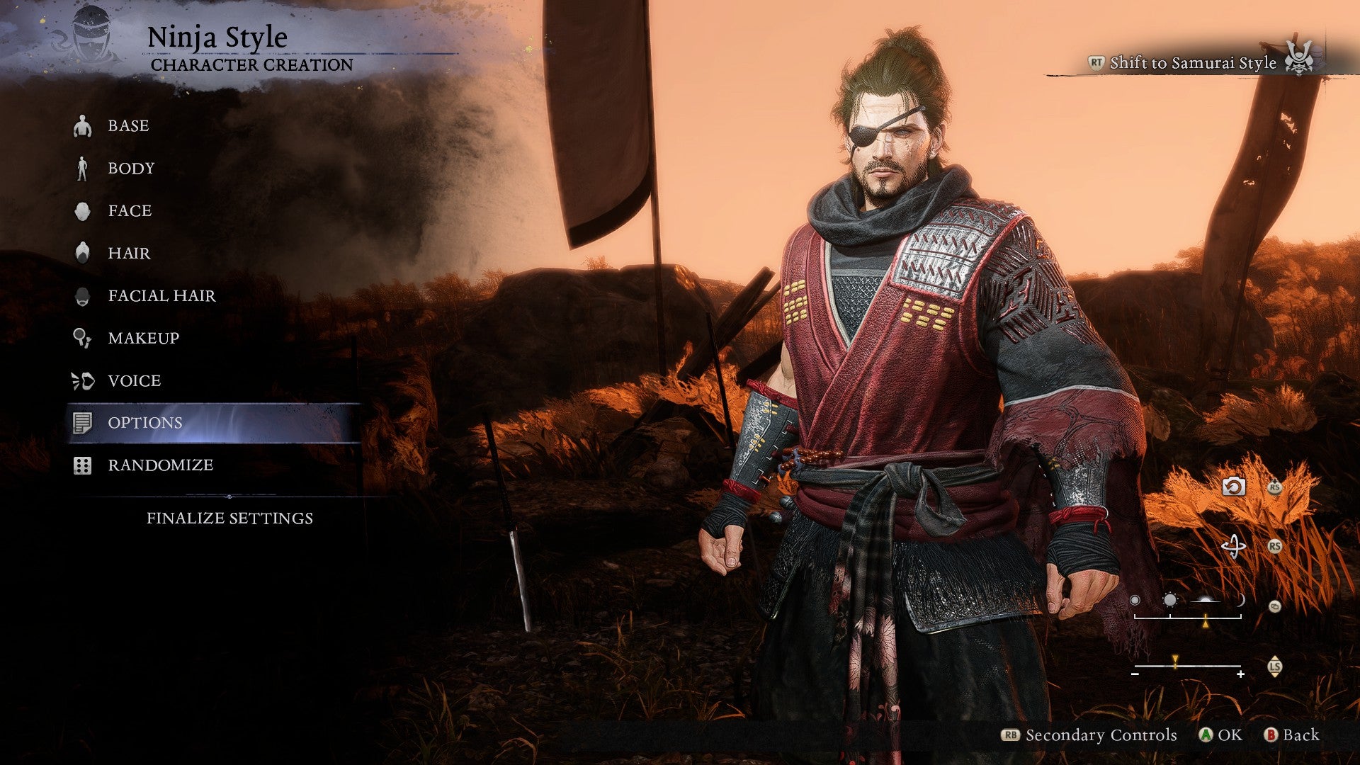 A custom Nioh 3 character resembling Snake from Metal Gear. - 5