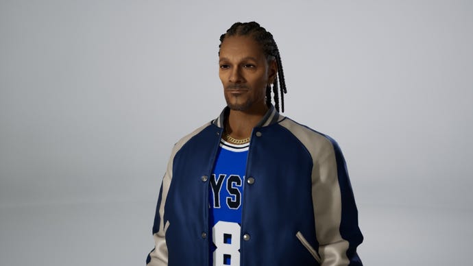 Un personaje en Inzoi que se parece mucho a Snoop Dogg.