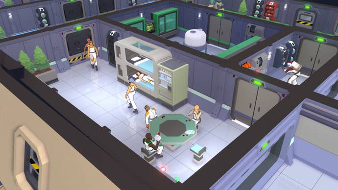 The social room on board the SDF Catalina in Jumplight Odyssey