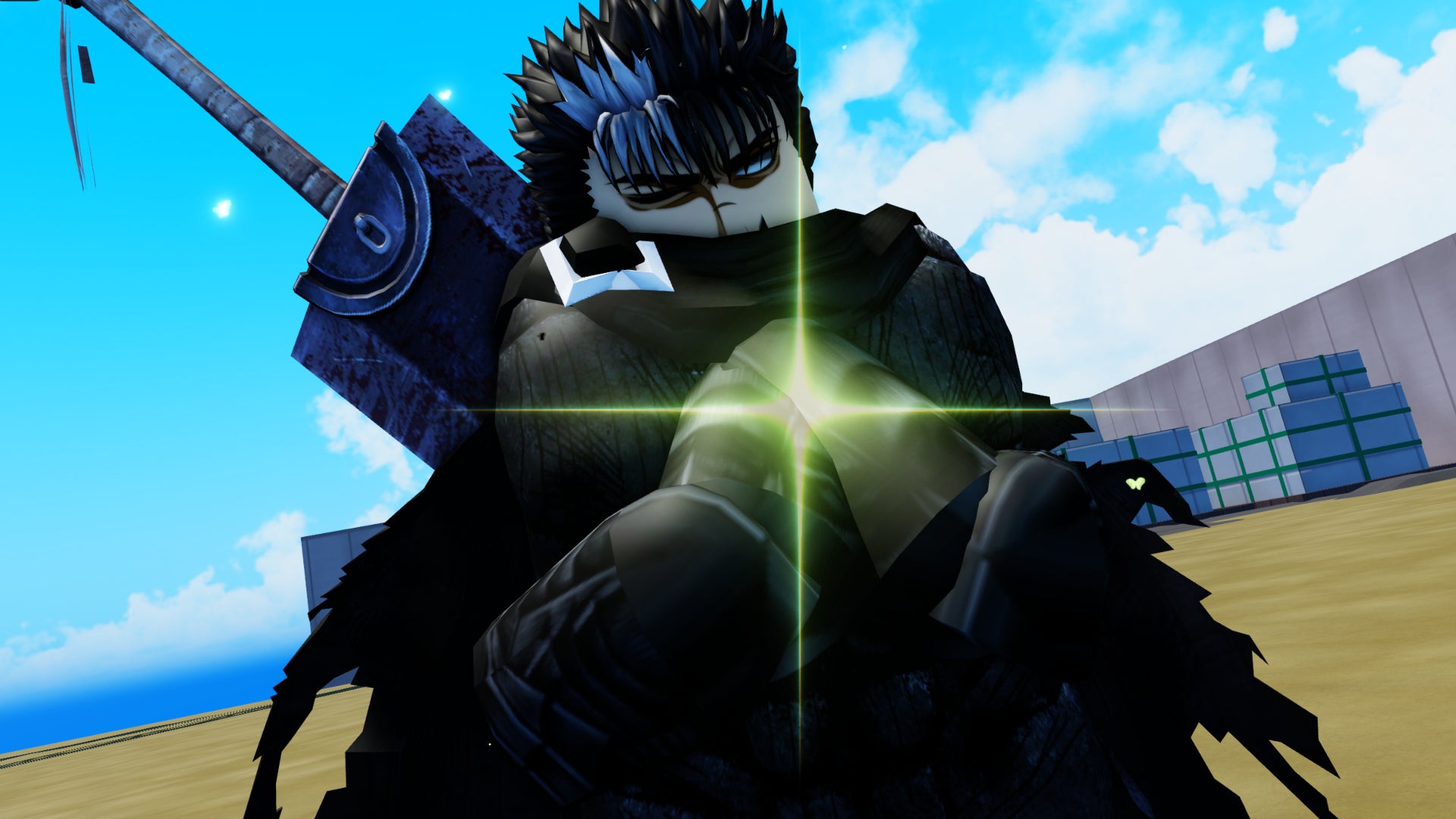 A screenshot from Solo Hunters on Roblox, featuring a player avatar wielding the Nature Ability. - 5