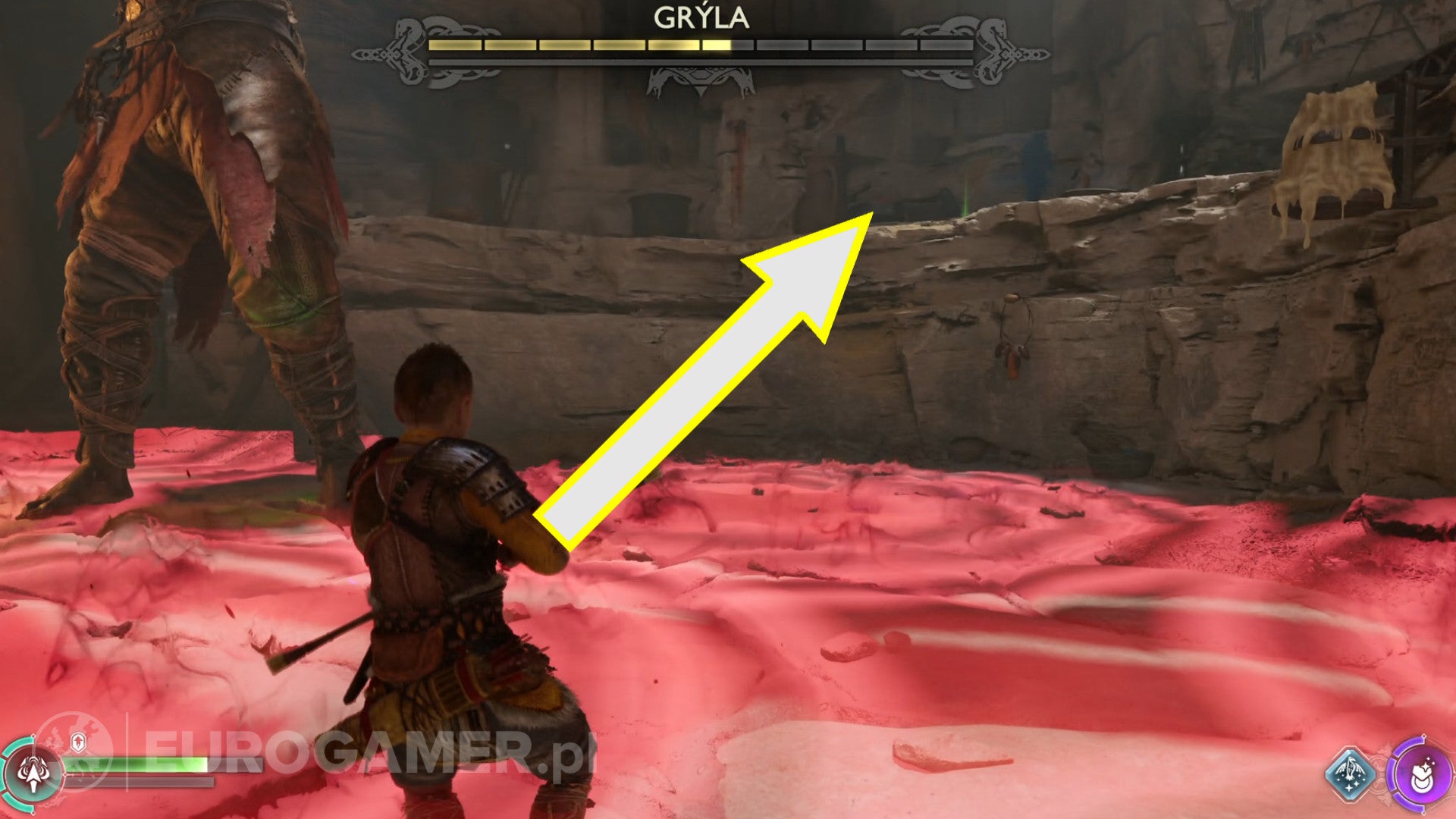 God of War Ragnarok - Gryla: walka, jak pokonać | Eurogamer.pl