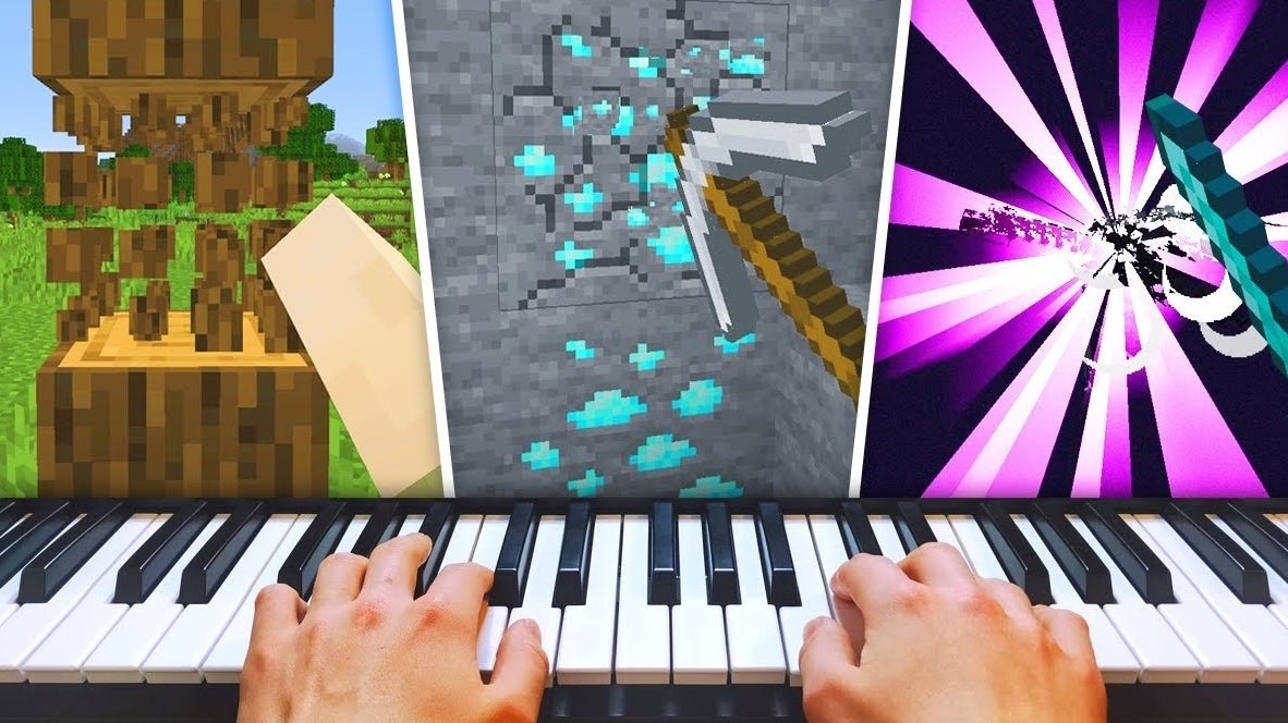 Minecraft deals piano keys