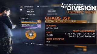 After 130 hours of play, someone's maxed out The Division