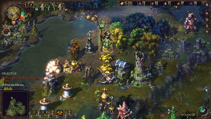 The overworld in Songs Of Conquest.