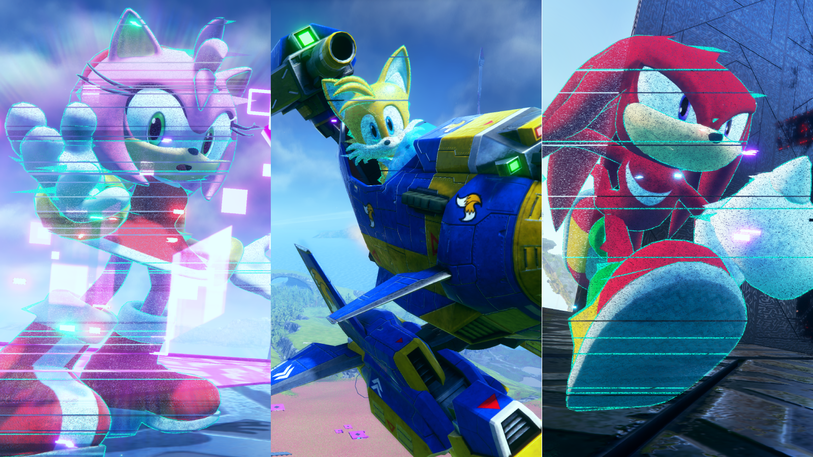 Sonic And Tails And Knuckles And Amy