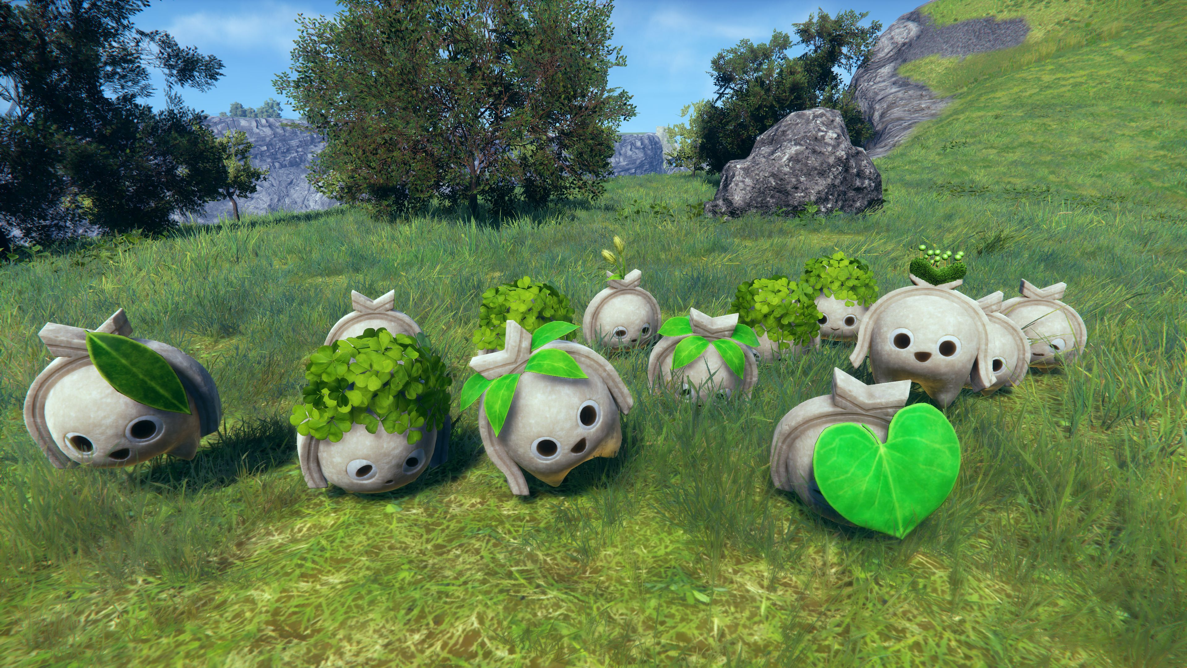 Sonic Frontiers preview - some little white creatures in the grass