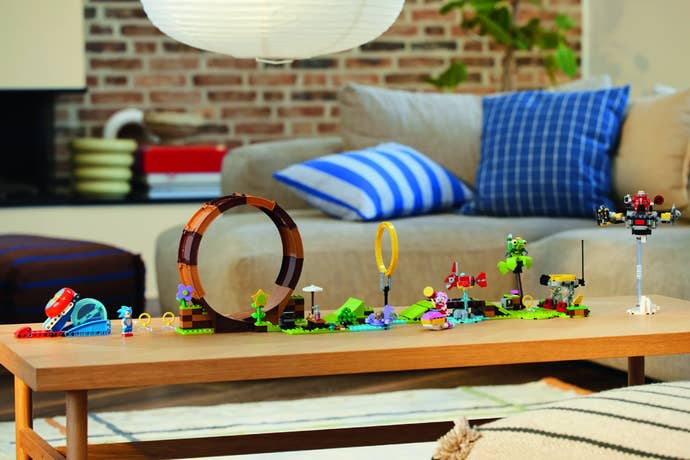 Sonic Green Hill Lego