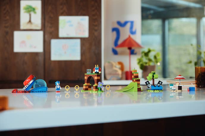 Sonic Speed Sphere Lego