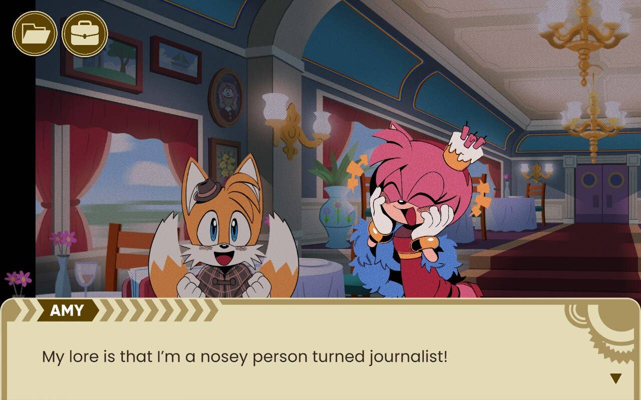 Amy, a jornalista no assassinato de Sonic the Hedgehog