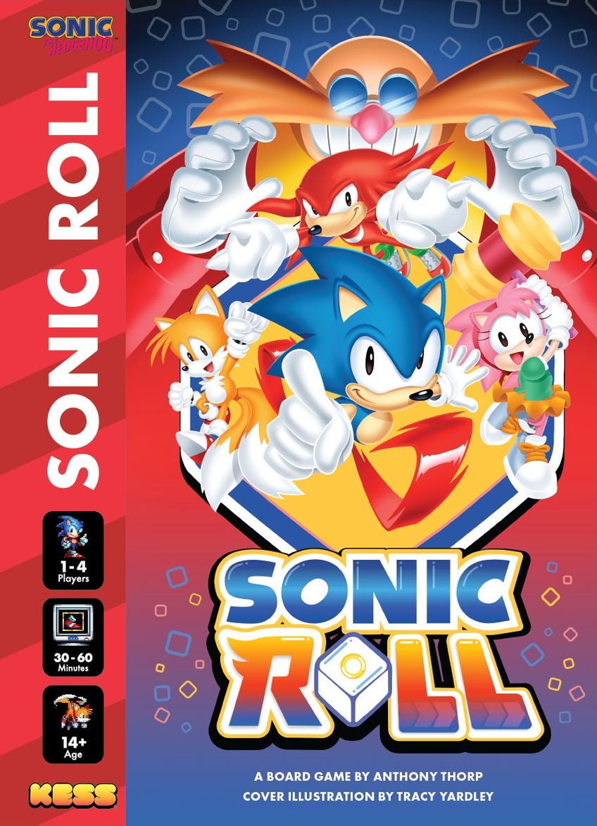 Sonic Roll board game box art