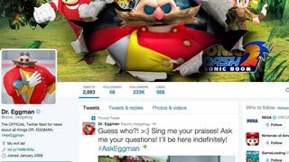 Sonic Twitter account taken over by Dr. Eggman