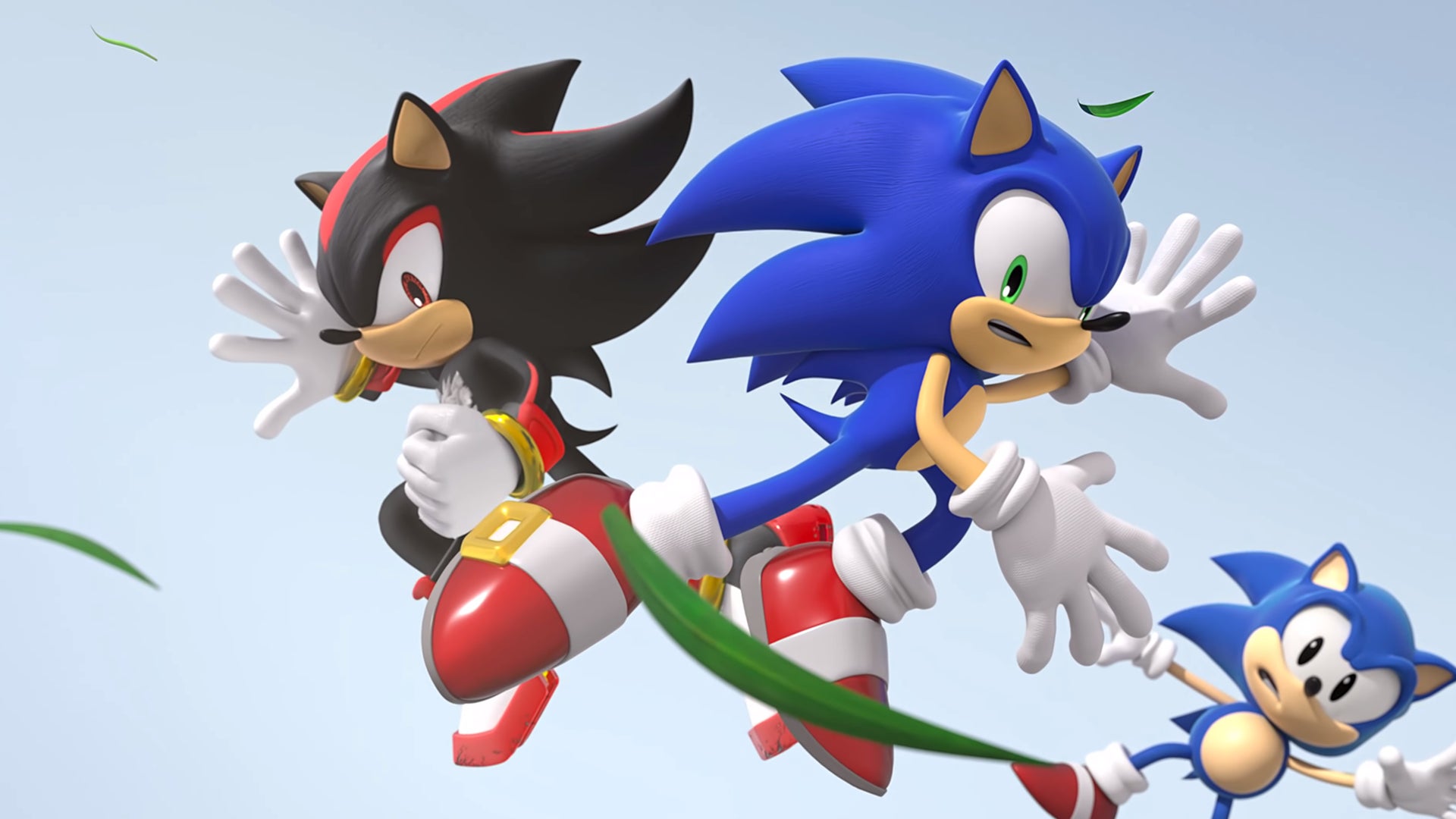 Shadow and Sonic the Hedgehog cross paths in Sonic X Shadow Generations - 6