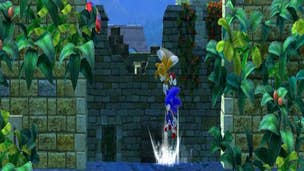 Sonic 4: Episode 2 screens show water, snow, a roller coaster