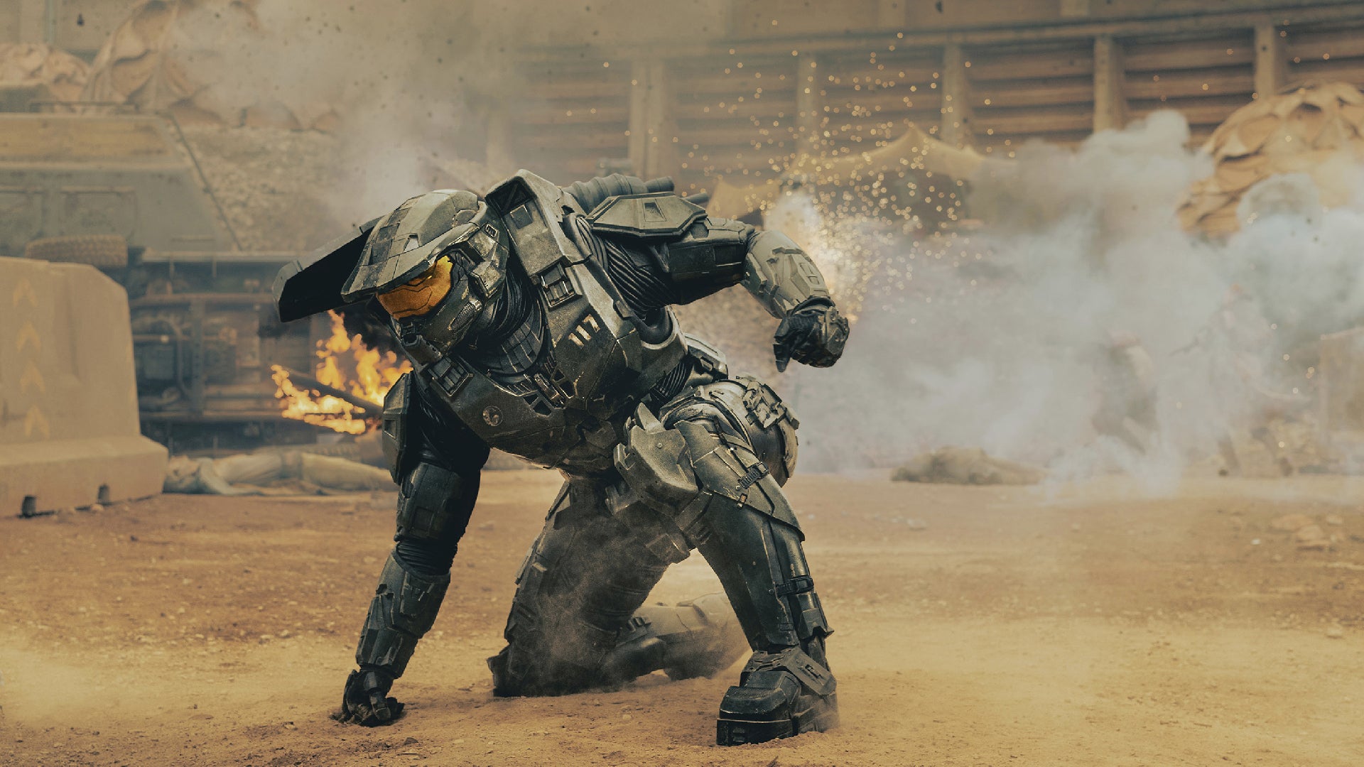 Master Chief in Paramount+'s Halo series.