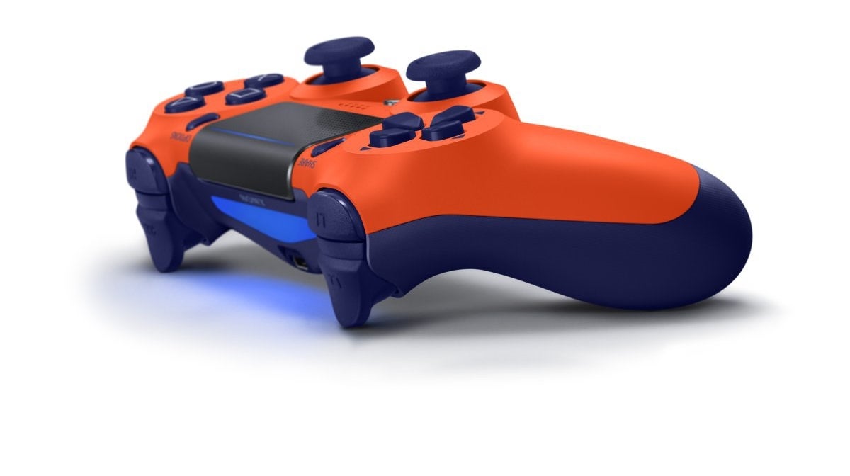 Ps4 controller shop orange and blue