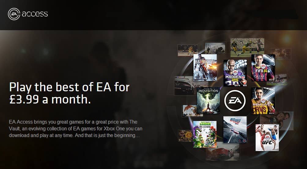 Ea access 1 hot sale month ps4 uk