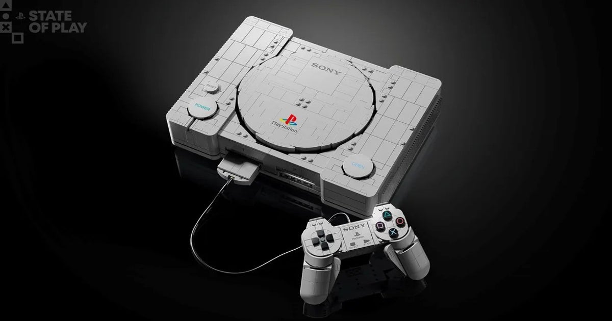 A Lego replica of the original PlayStation will be available next month
