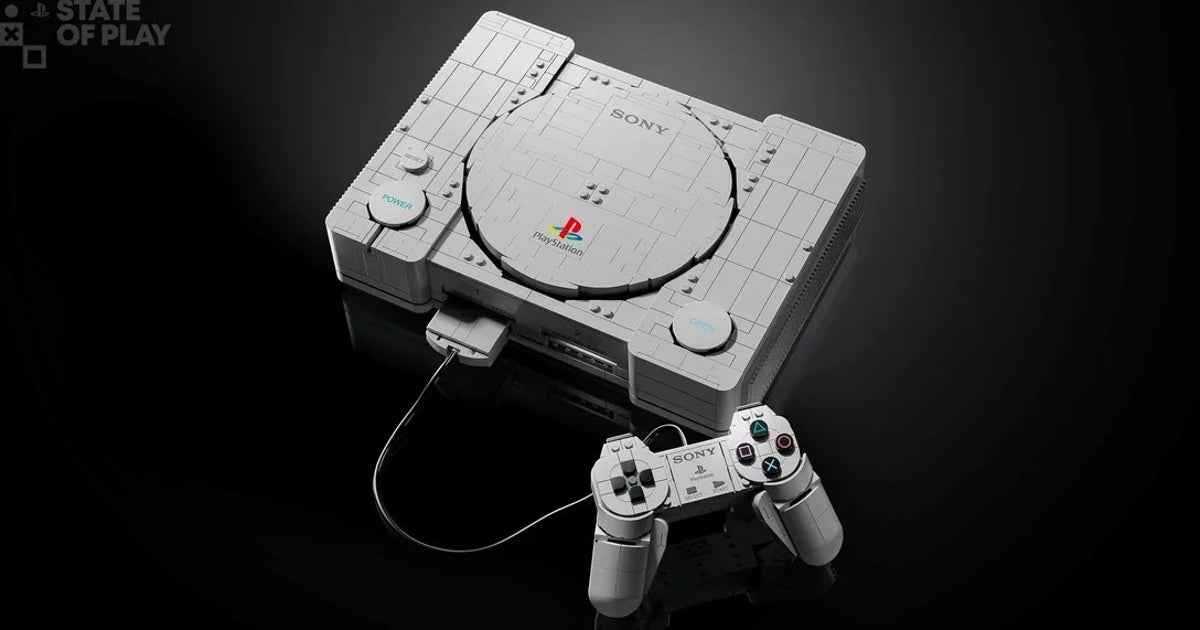 A Lego replica of the original PlayStation will be available next month