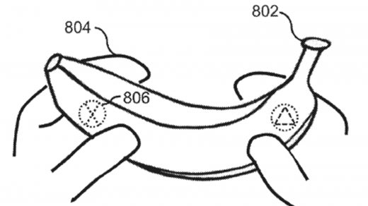 Sony vraagt patent aan om banaan als controller te gebruiken