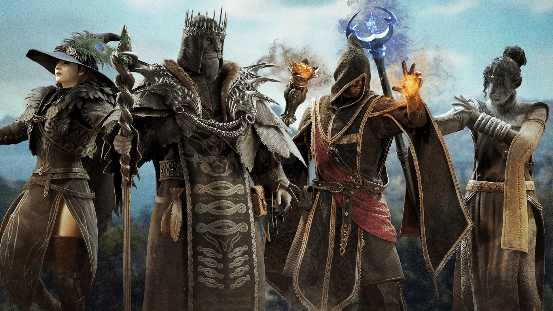 A selection of Sorcerers in Dragon&rsquo;s Dogma 2.