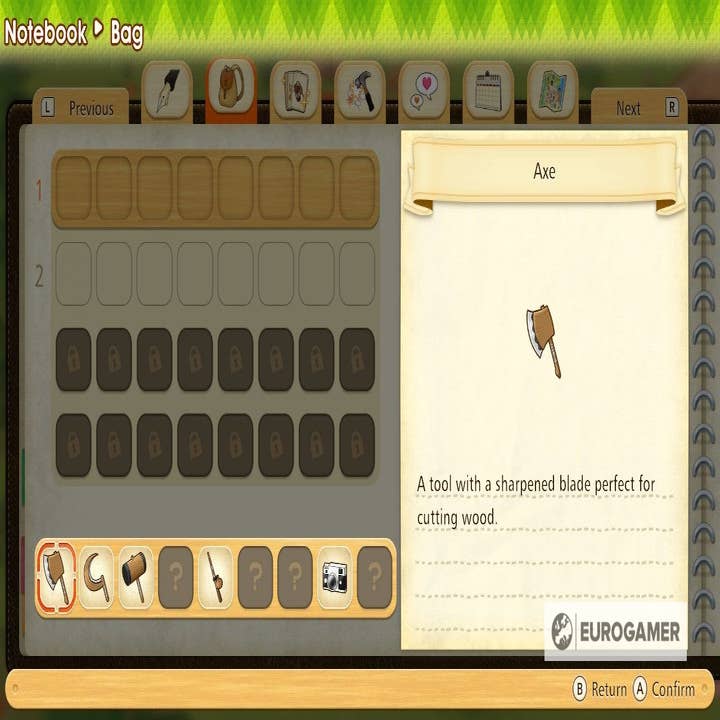 Story of Seasons Tools: How to get the Bucket, Camera, Fishing Rod