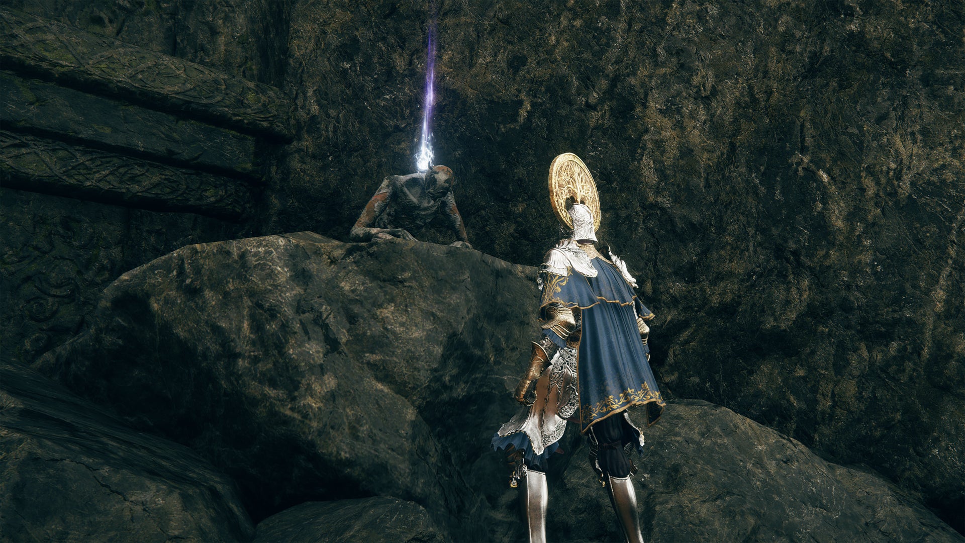 An Elden Ring player standing in front of a cookbook. - 1