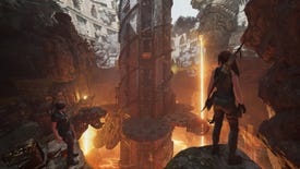 Lara braves The Forge with a pal in Shadow Of The Tomb Raider's first DLC