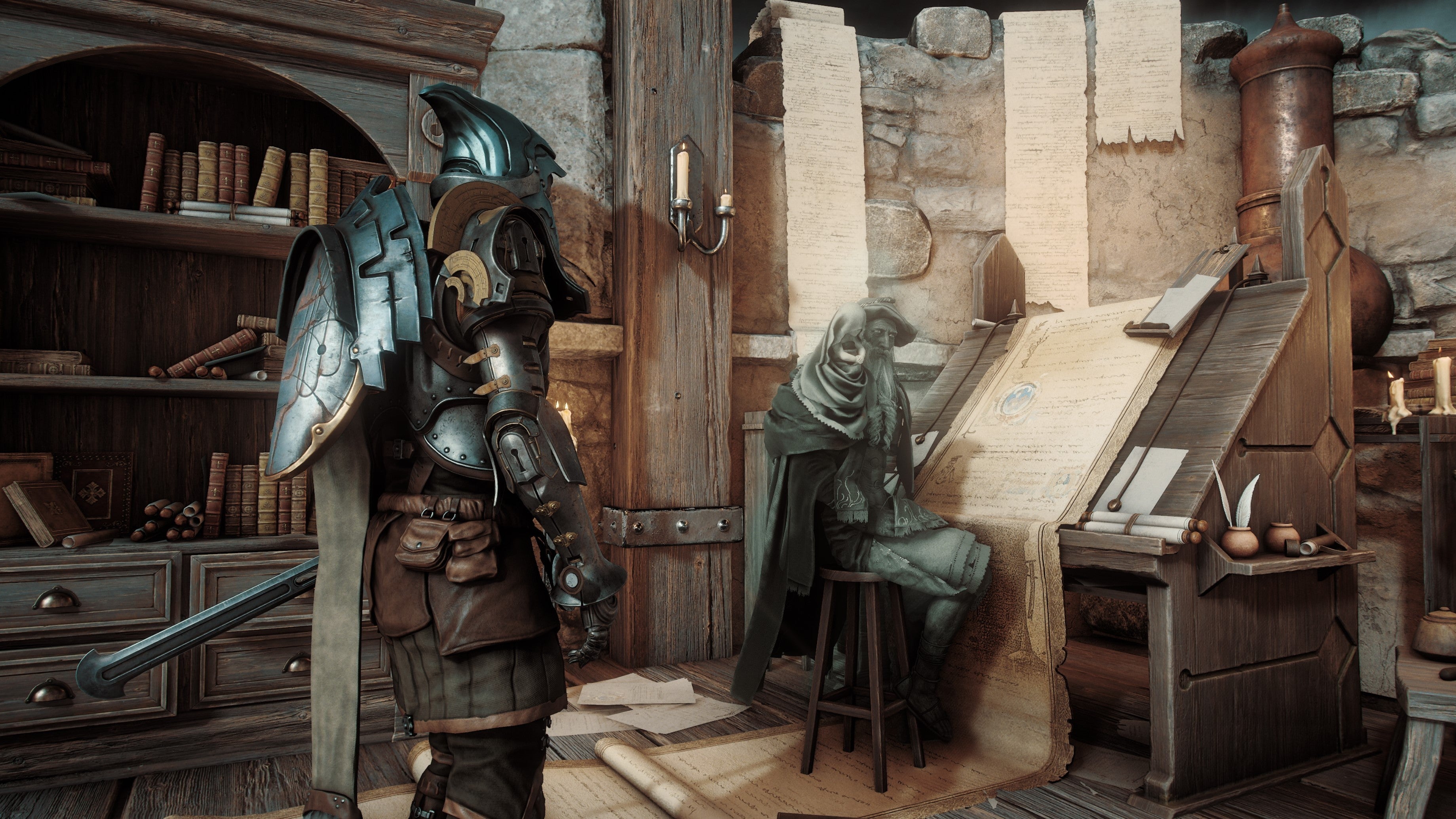 A knight in Soulframe