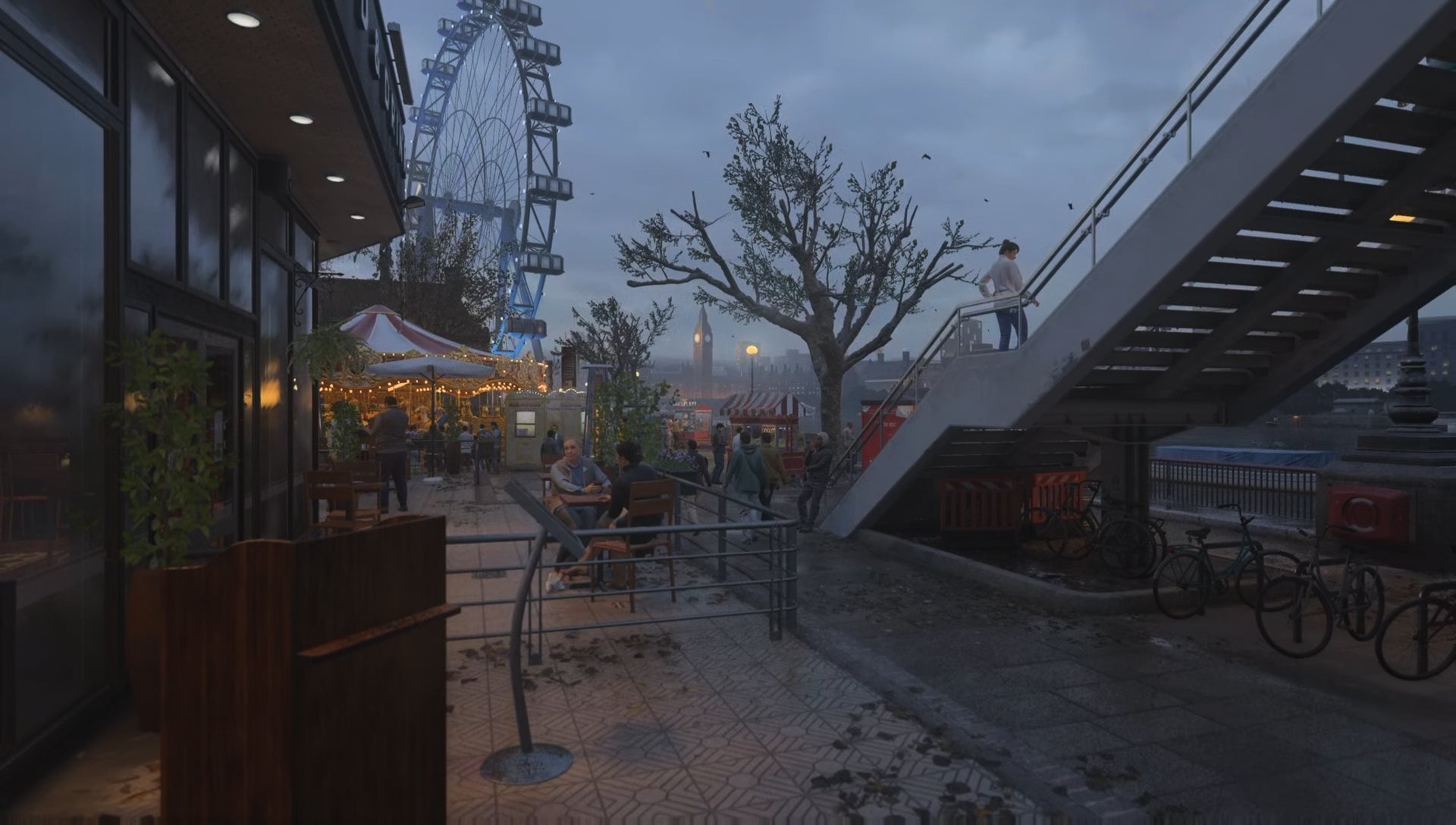 Screenshot of Modern Warfare 3 showing London's south bank. - 4