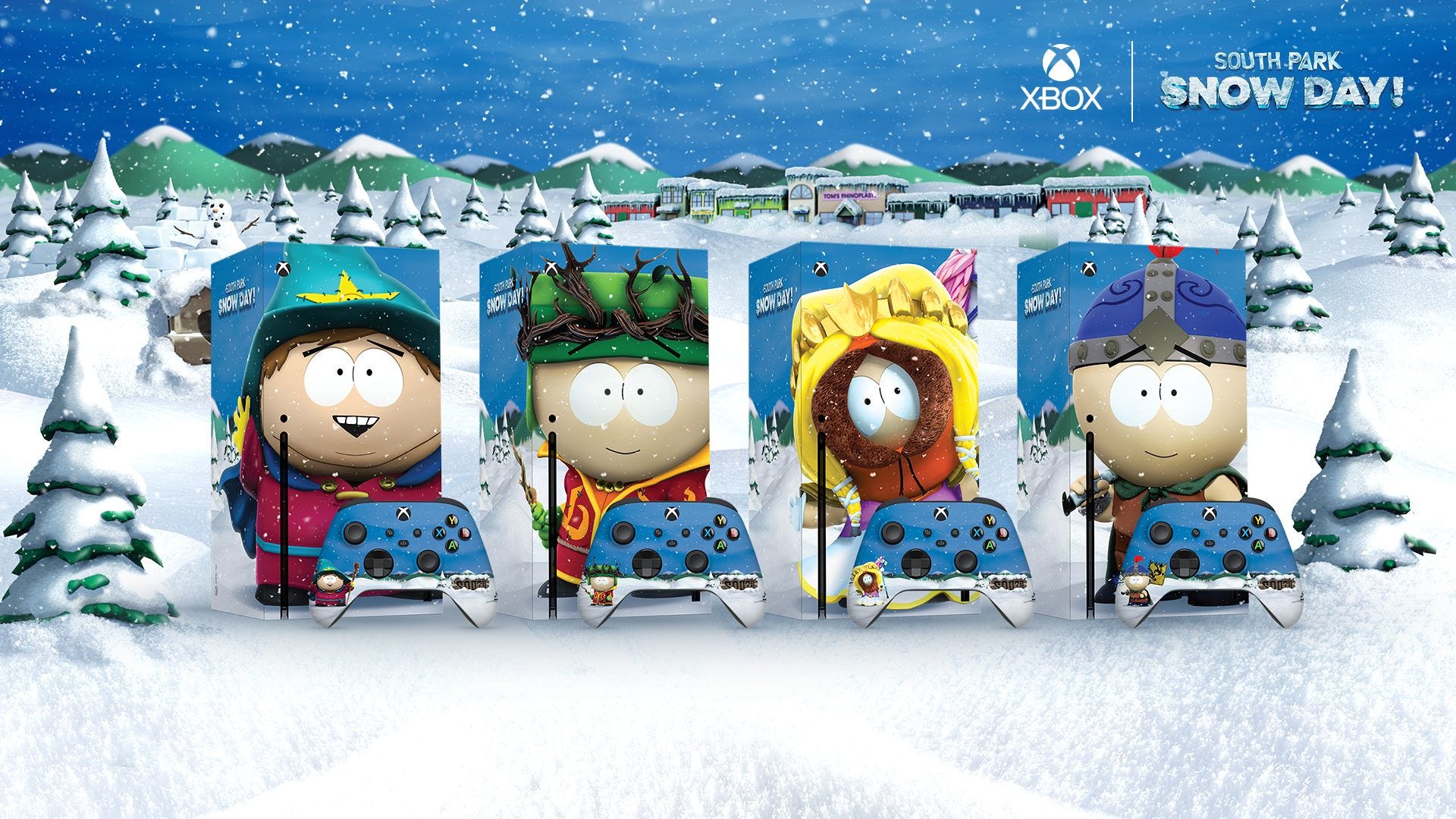 Xbox celebrates release of South Park: Snow Day by giving away four custom South Park-themed Series X consoles