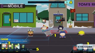 South Park: The Fractured But Whole - interfejs i podstawy walki