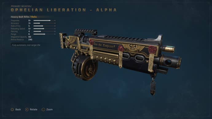 Space Marine 2 Heavy Bolt Rifle