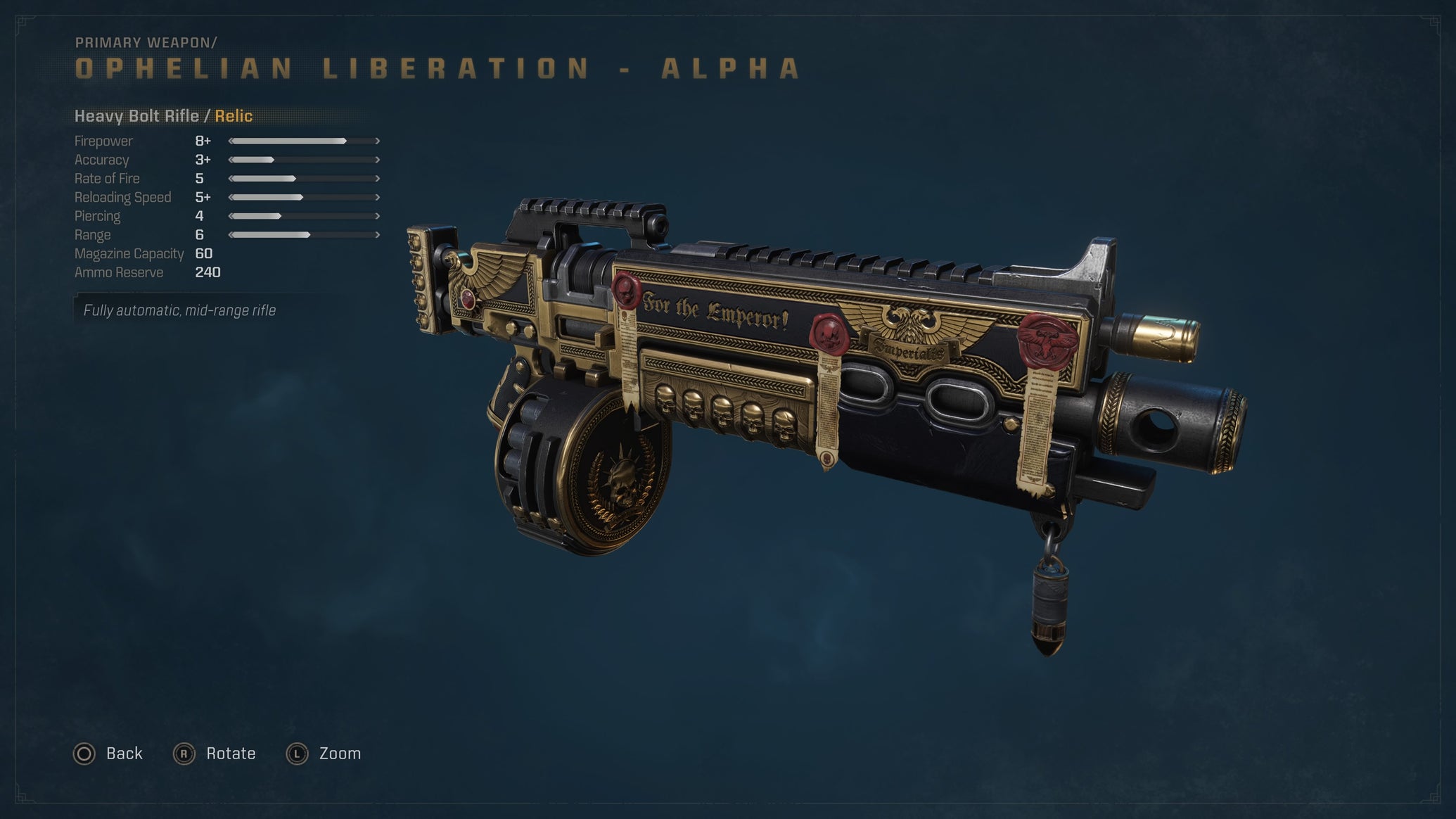 Space Marine 2 Heavy Bolt Rifle - 1