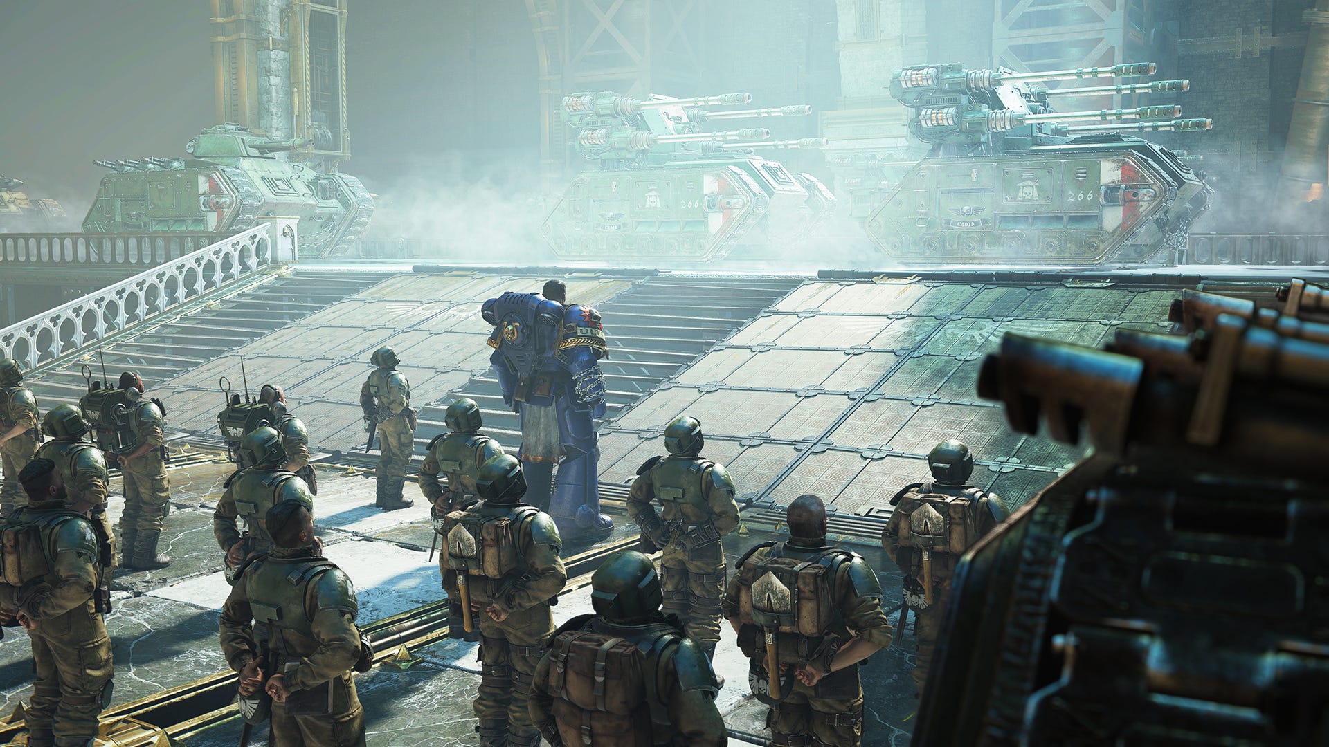 Space Marine 2's latest patch finally kills PvP spawn camping, and lets you challenge friends to 1v1 brotherly combat
