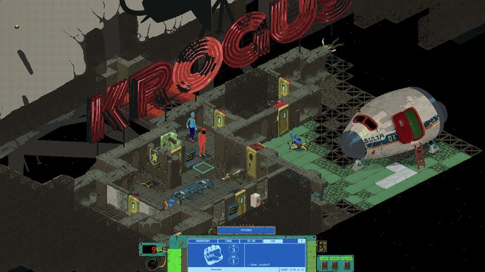 A trashed space station in a Space Wreck screenshot.