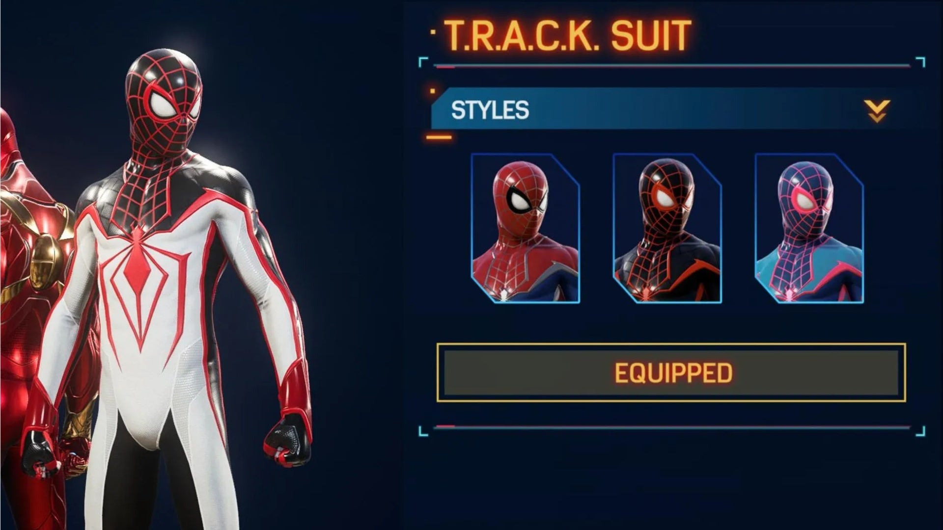 spider man 2 TRACK suit