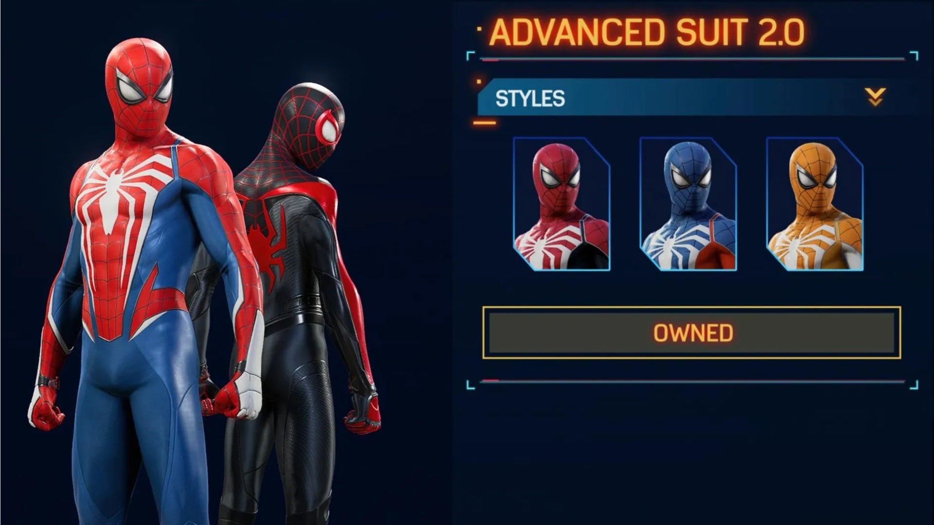 spider man 2 advanced suit 2.0