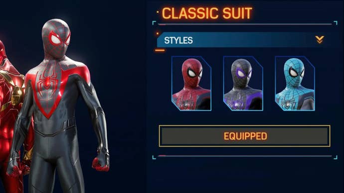 spider man 2 classic suit miles