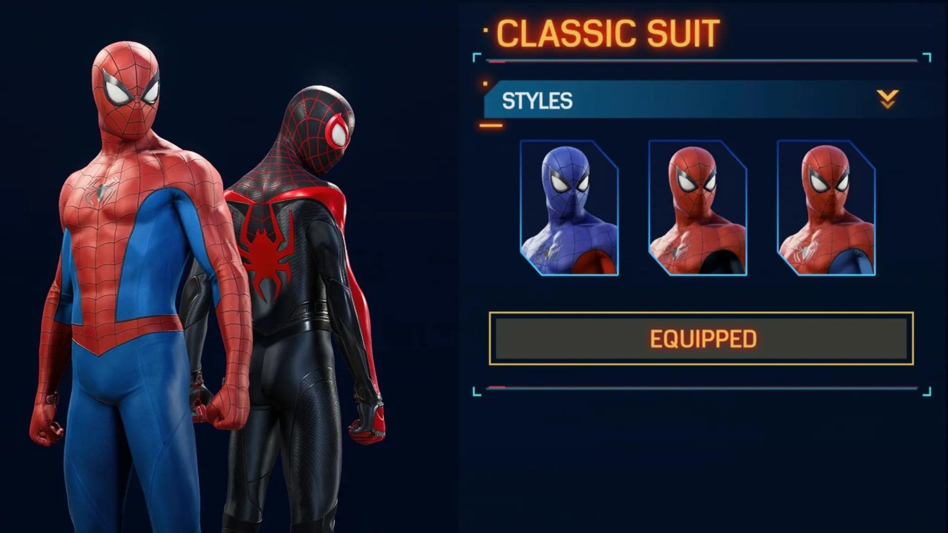 spider man 2 classic suit