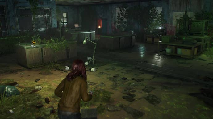 MJ returns to the mission starting area, which is a safe room.