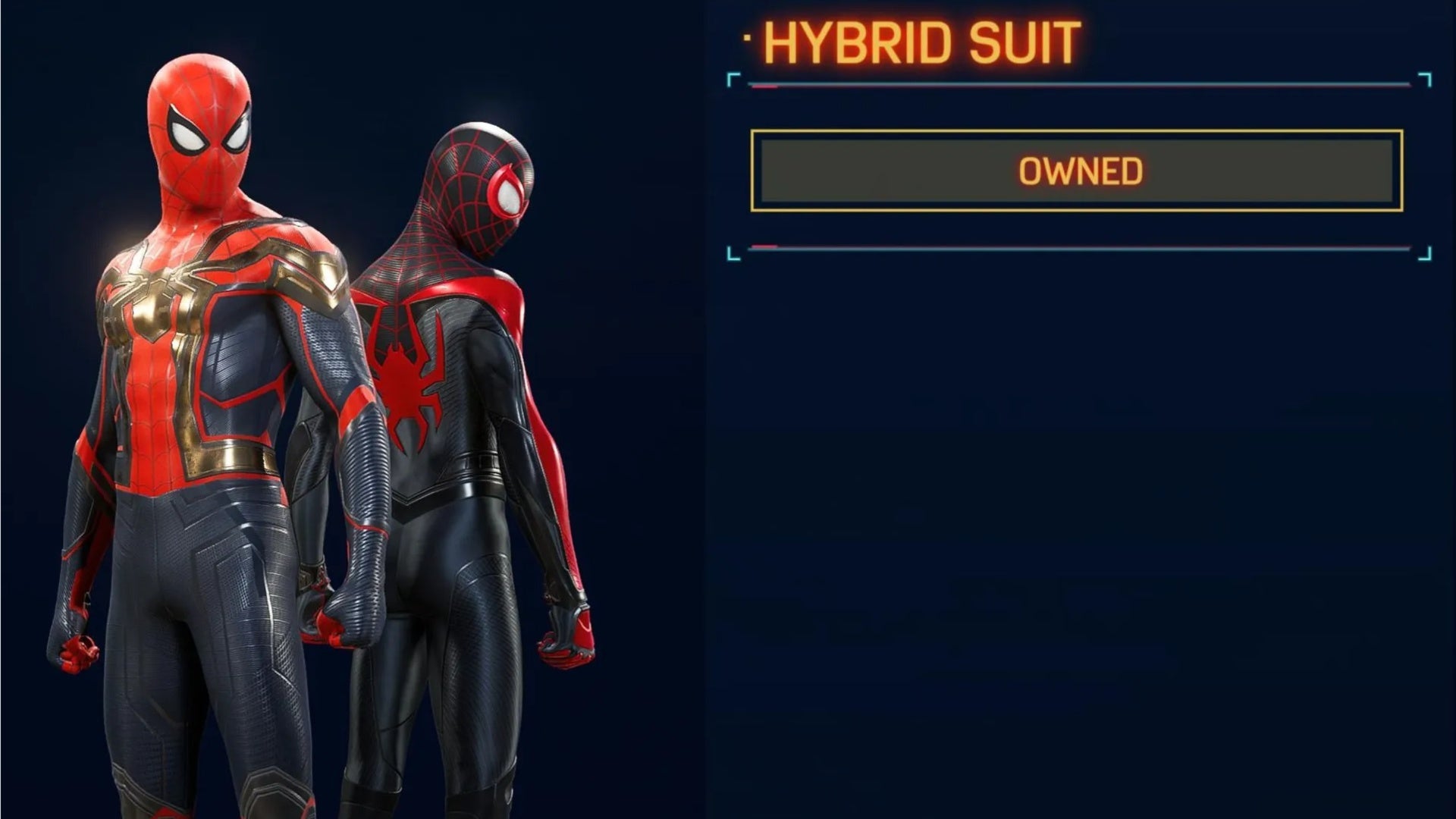 spider man 2 hybrid suit