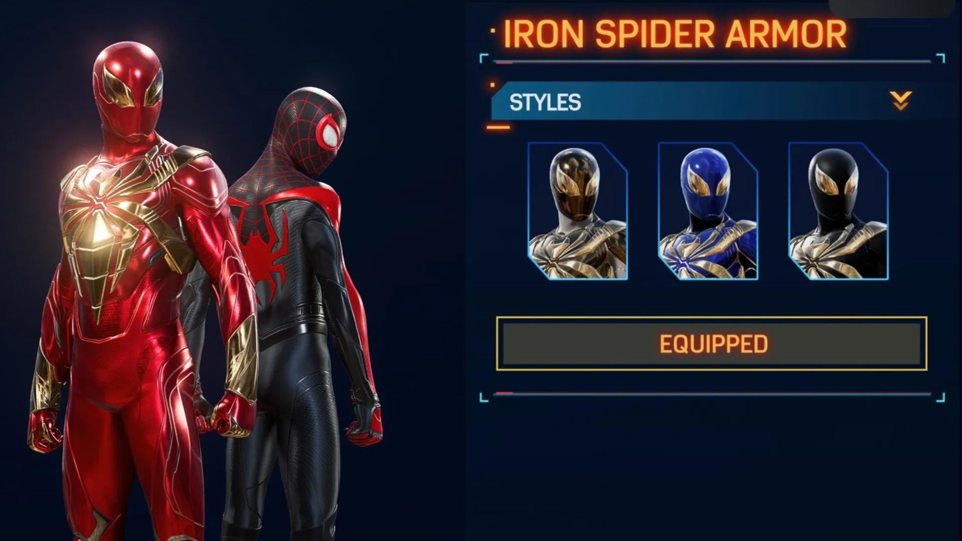 spider man 2 iron spider armor