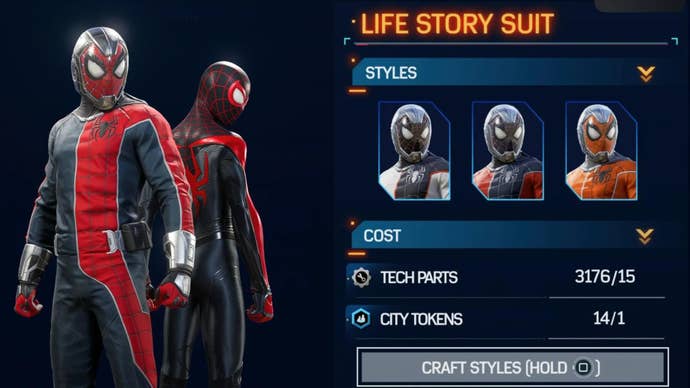 spider man 2 life story suit