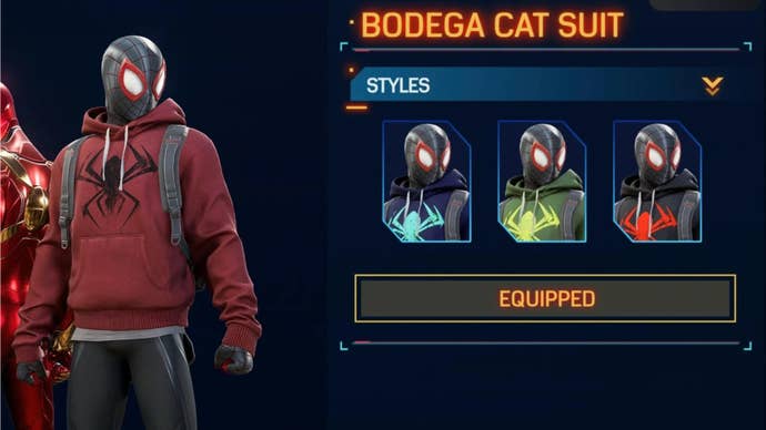 spider man 2 miles bodega cat suit