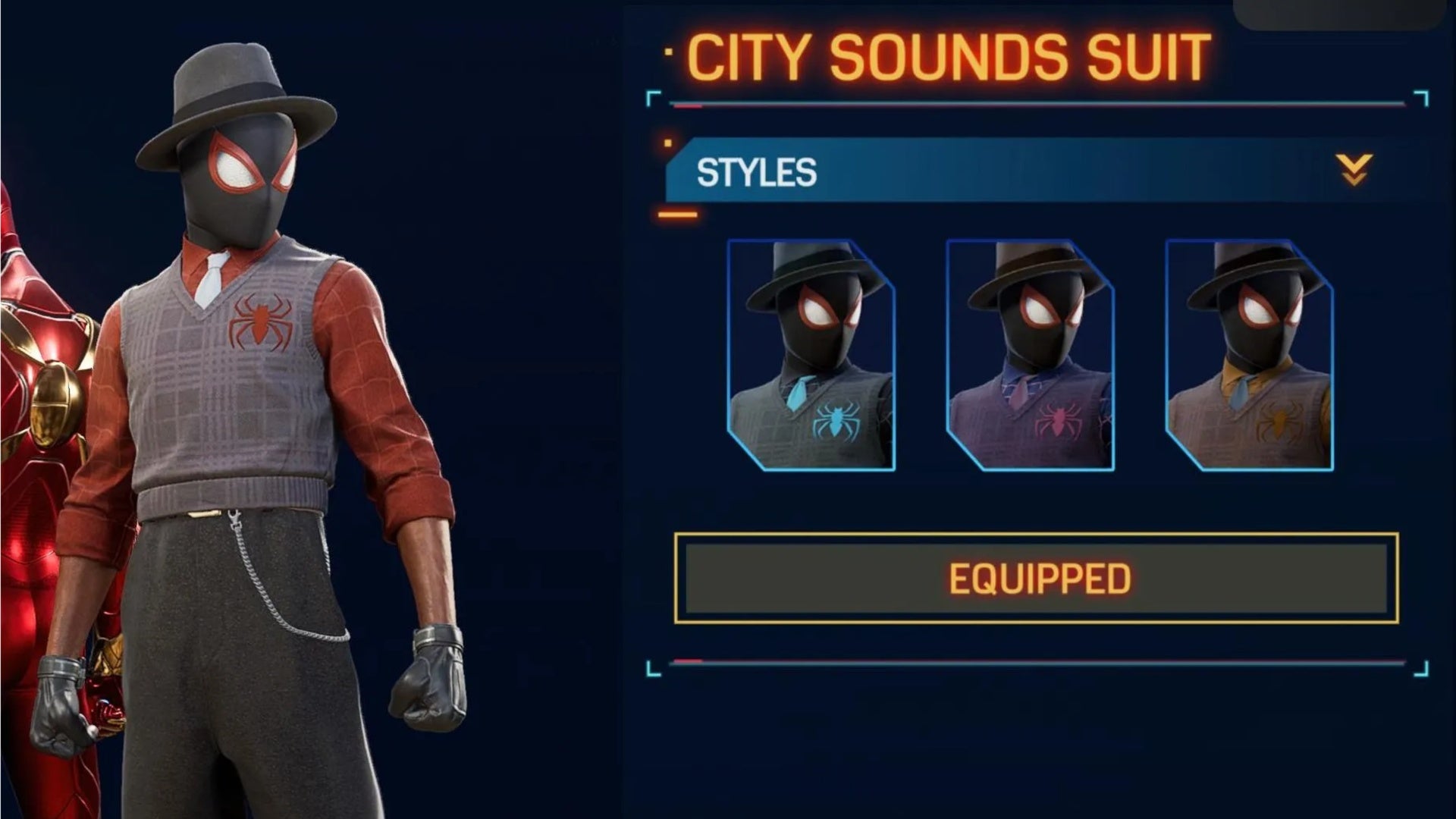 spider man 2 miles city sounds suit