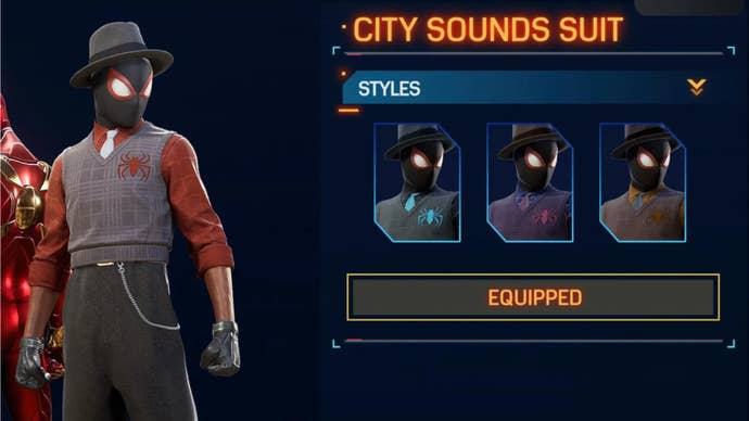 spider man 2 miles city sounds suit