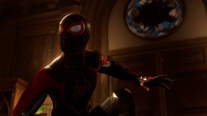 spider-man 2 miles inside hunter hq